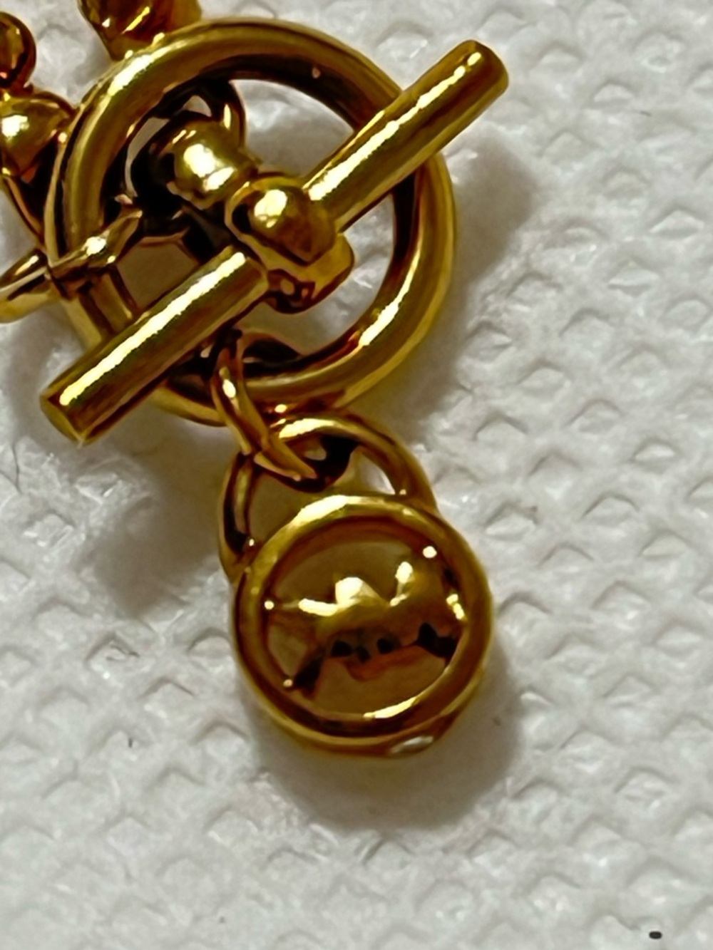 Michael Kors Gold Crystal Pavé Ball Pendant Necklace & Earrings - Picture 3 of 8